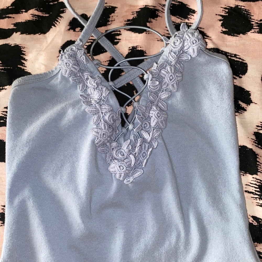 Guess bby blue bodysuit